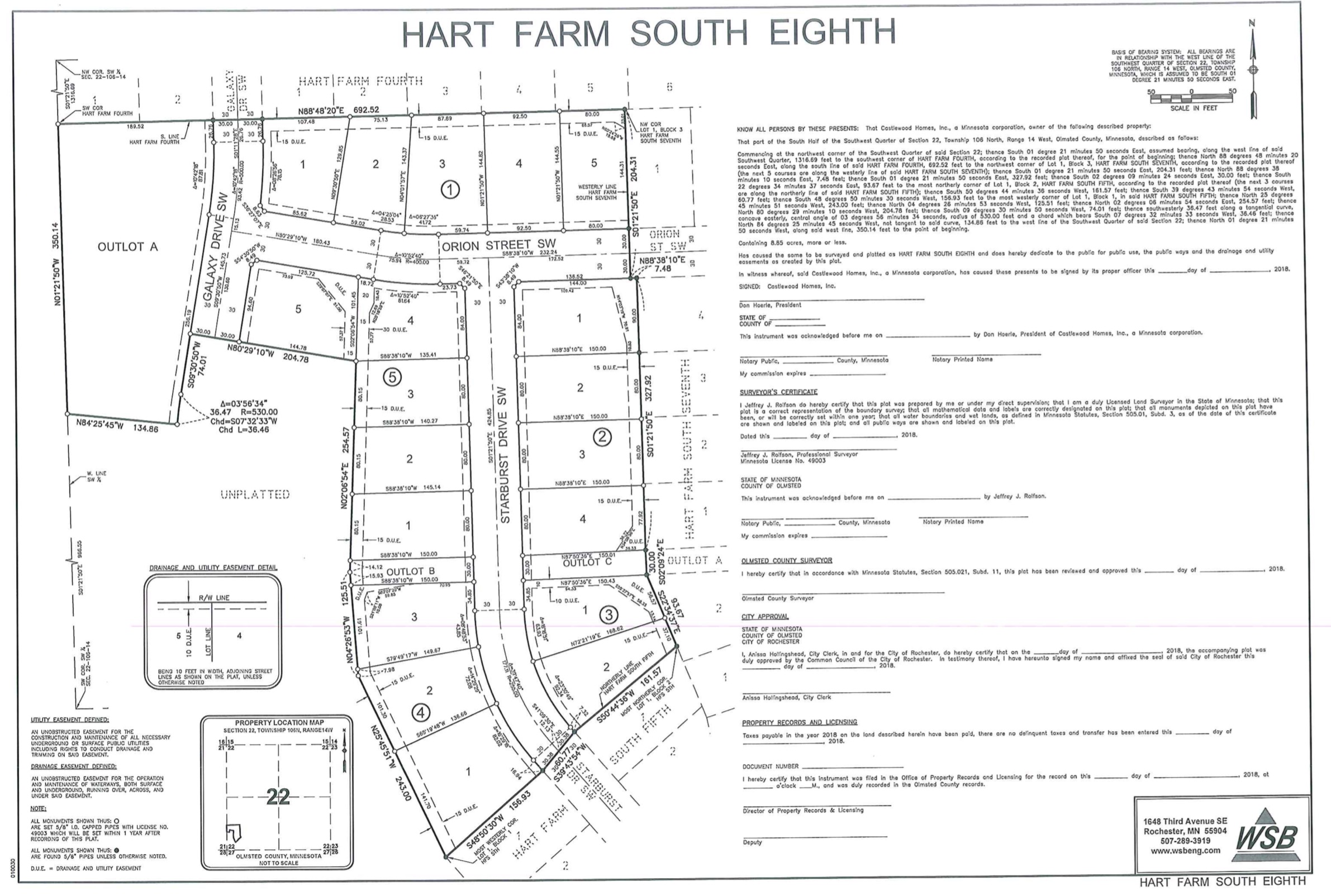 Overall Site Plan Hart Farm South Eighth