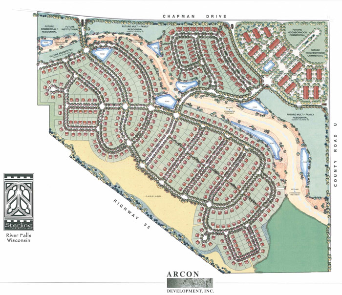 Overall Site Plan Villas of Sterling Ponds